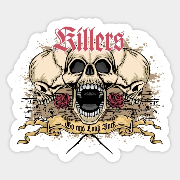 Killers - The Pledge of the Roses Sticker by black8elise